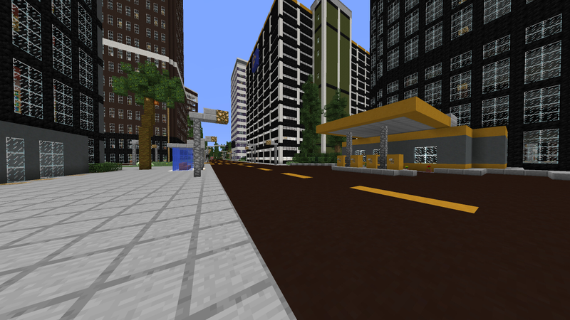 Illustration for article titled It's Fun To Explore the Minecraft Version of Los Angeles